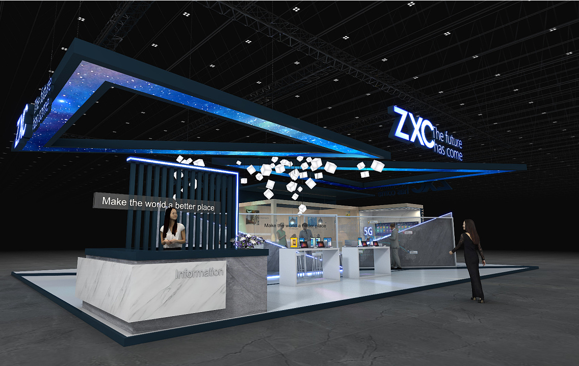 上海设计展会搭建-ZXC-进博会展台搭建