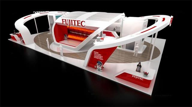 上海电梯展搭建