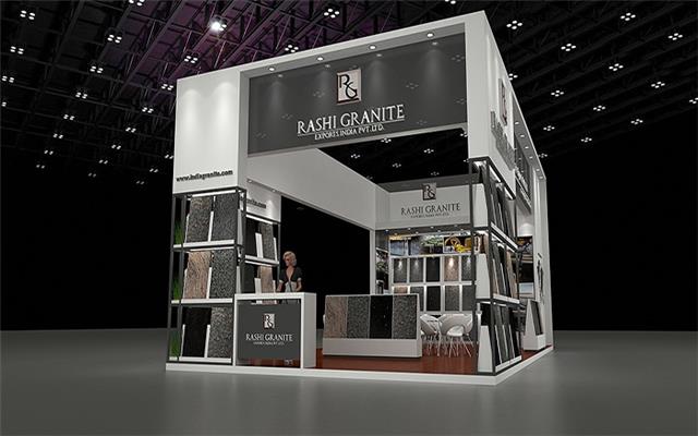 美国展台搭建图片