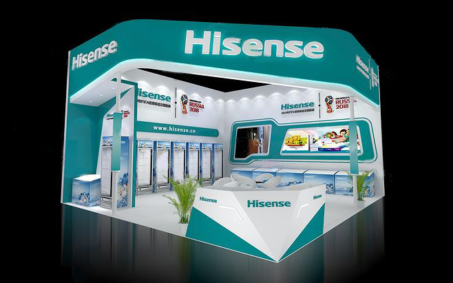 深圳展会设计-Hisense-机器人展位设计