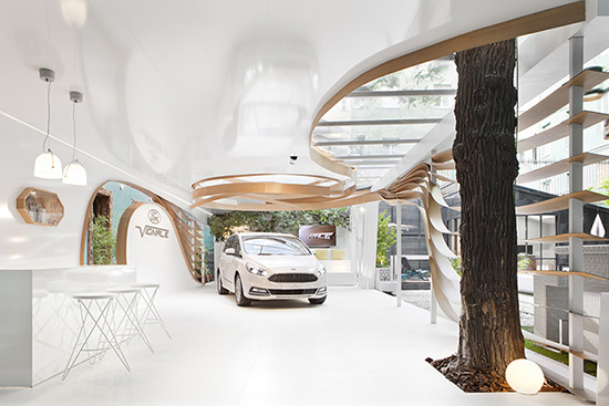 汽车展厅装修设计-Ford Vignale-设计展厅搭建