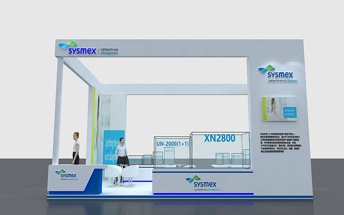 成都装饰展览-SYSMEX-医疗展会搭建布置