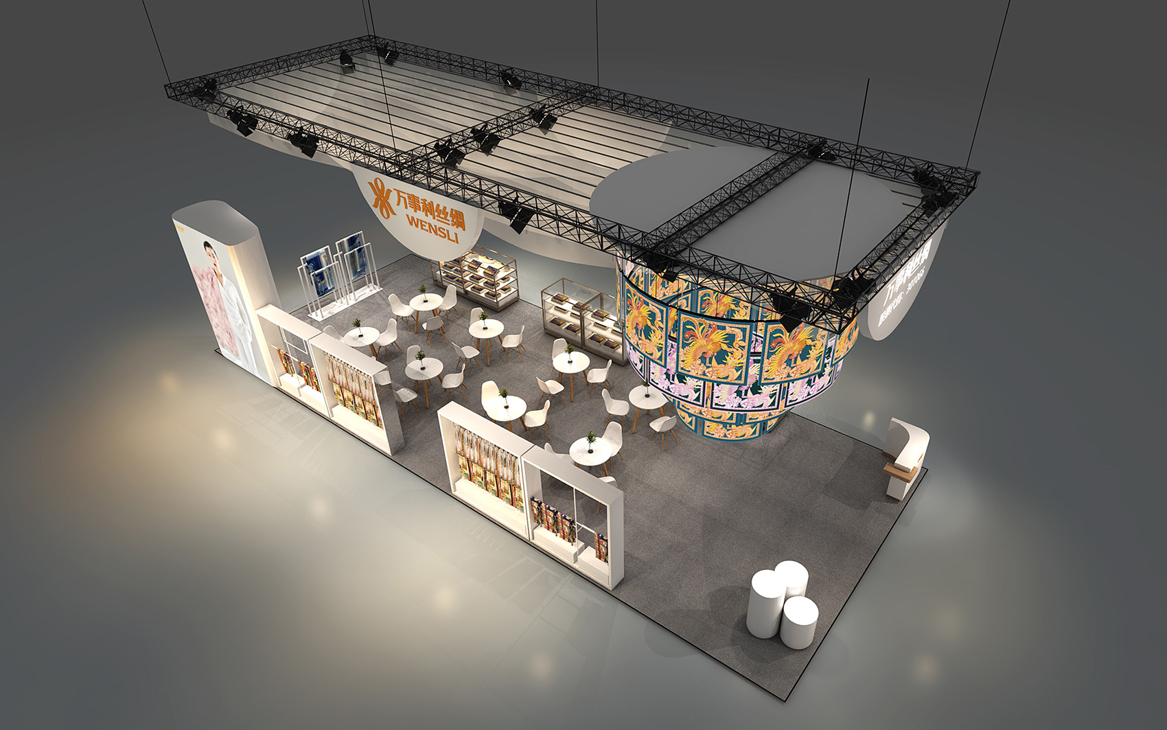 礼品展设计搭建效果图片素材高清大图