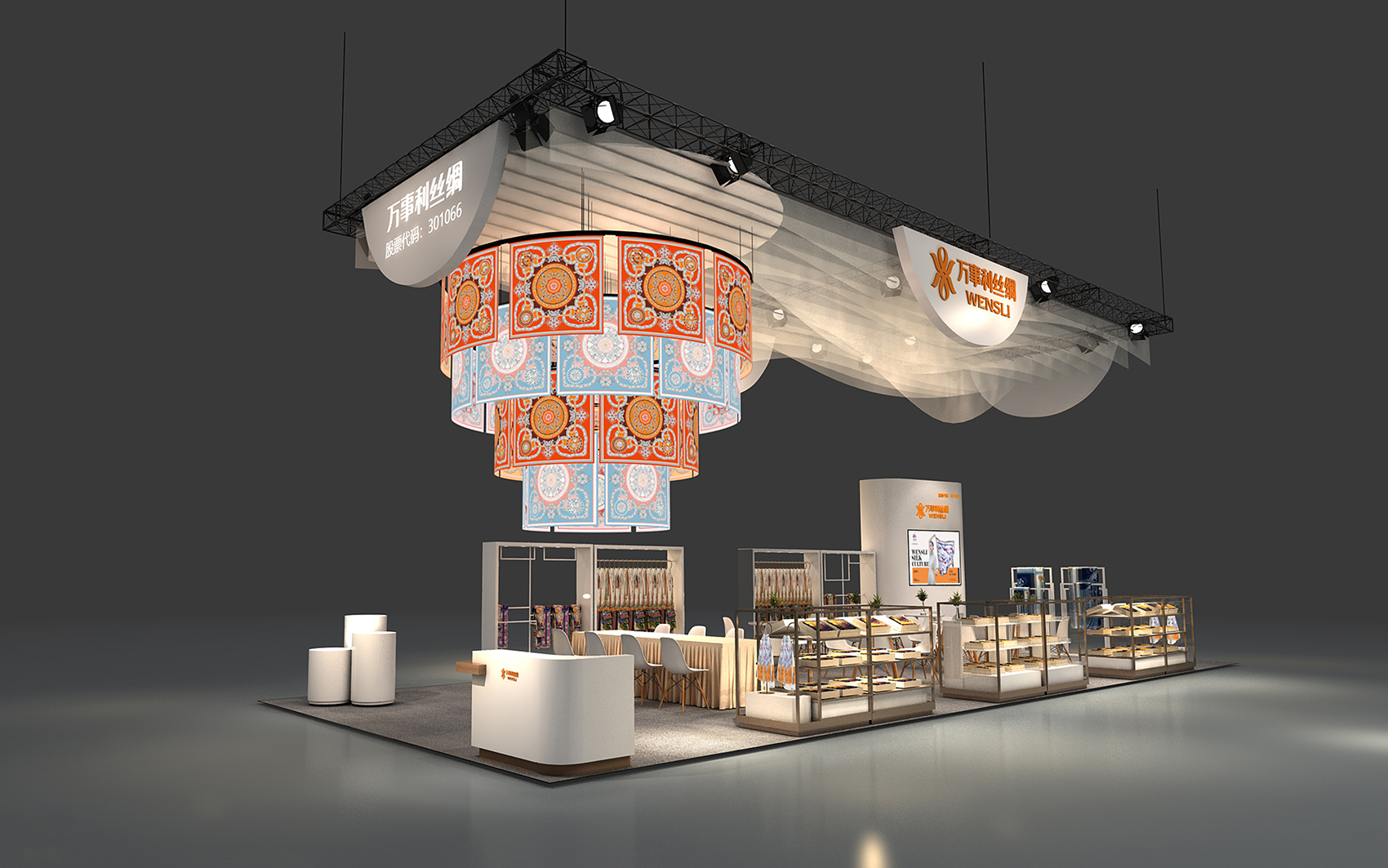 礼品展设计搭建效果图片素材高清大图