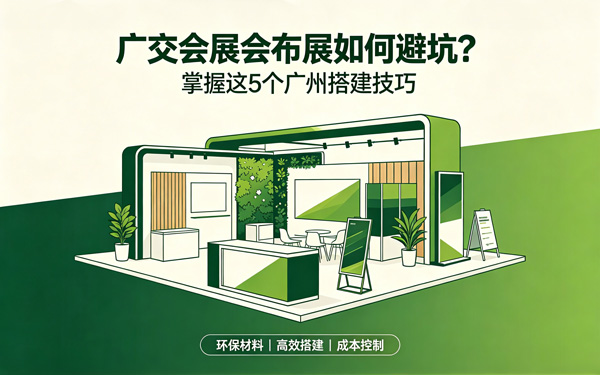 广交会展会布展如何避坑？掌握这5个广州搭建技巧